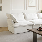 Modular Luxe 4-Seater Sectional in White