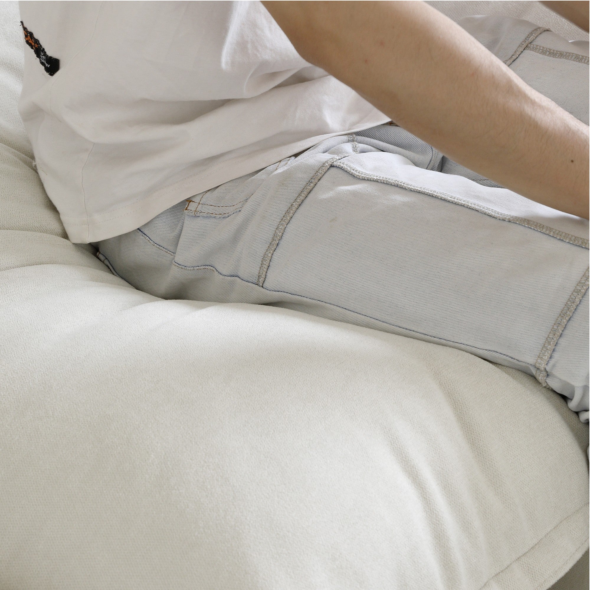 Modular Luxe Armchair in White