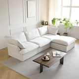 Modular Luxe 3-Seater Sectional in White