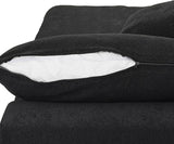 Classic Modular 4-Seater Sectional in Black