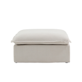 Modular Luxe Ottoman Piece in Beige