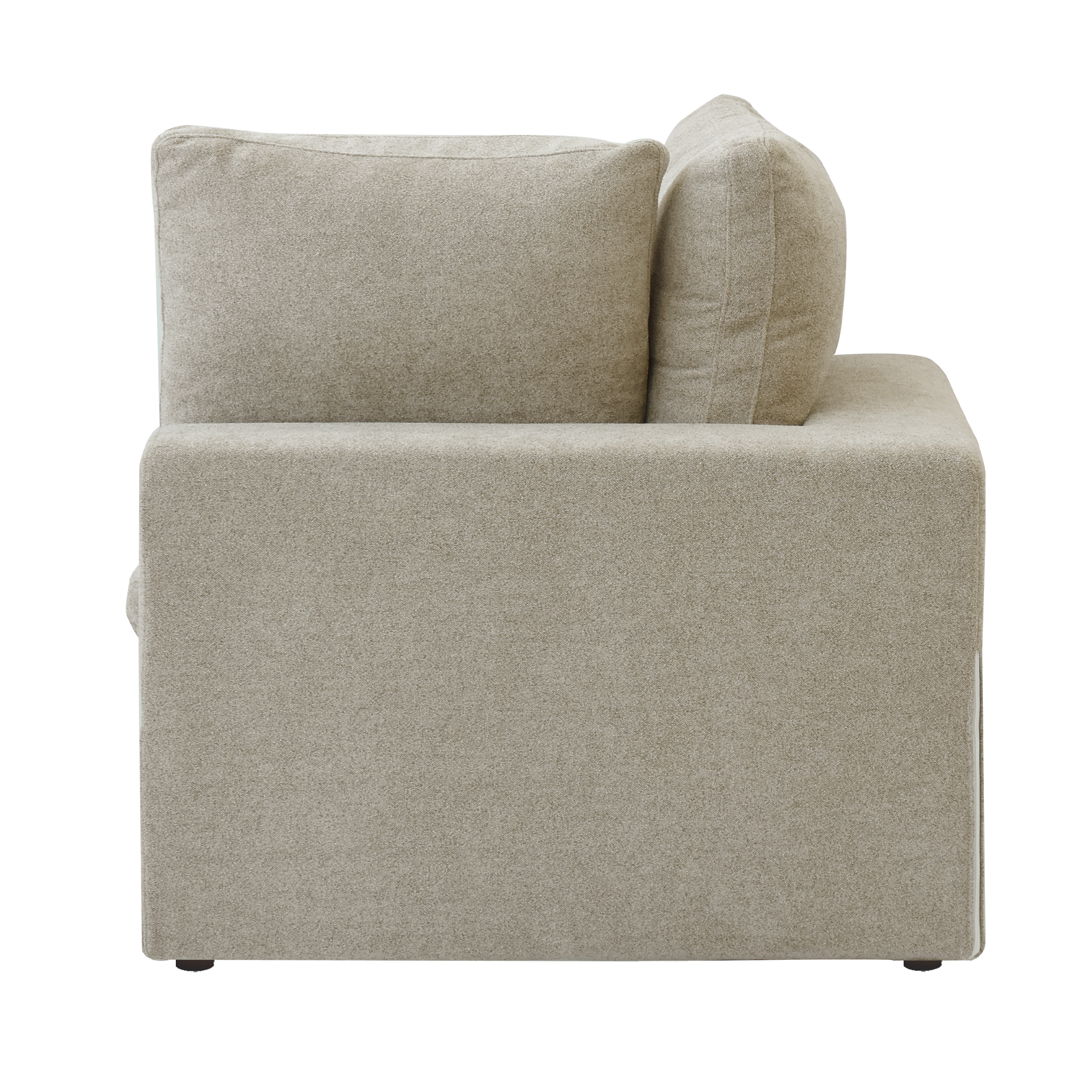 Slipcover Only! Juno Classic Corner Piece in Khaki (L&R Armrest)