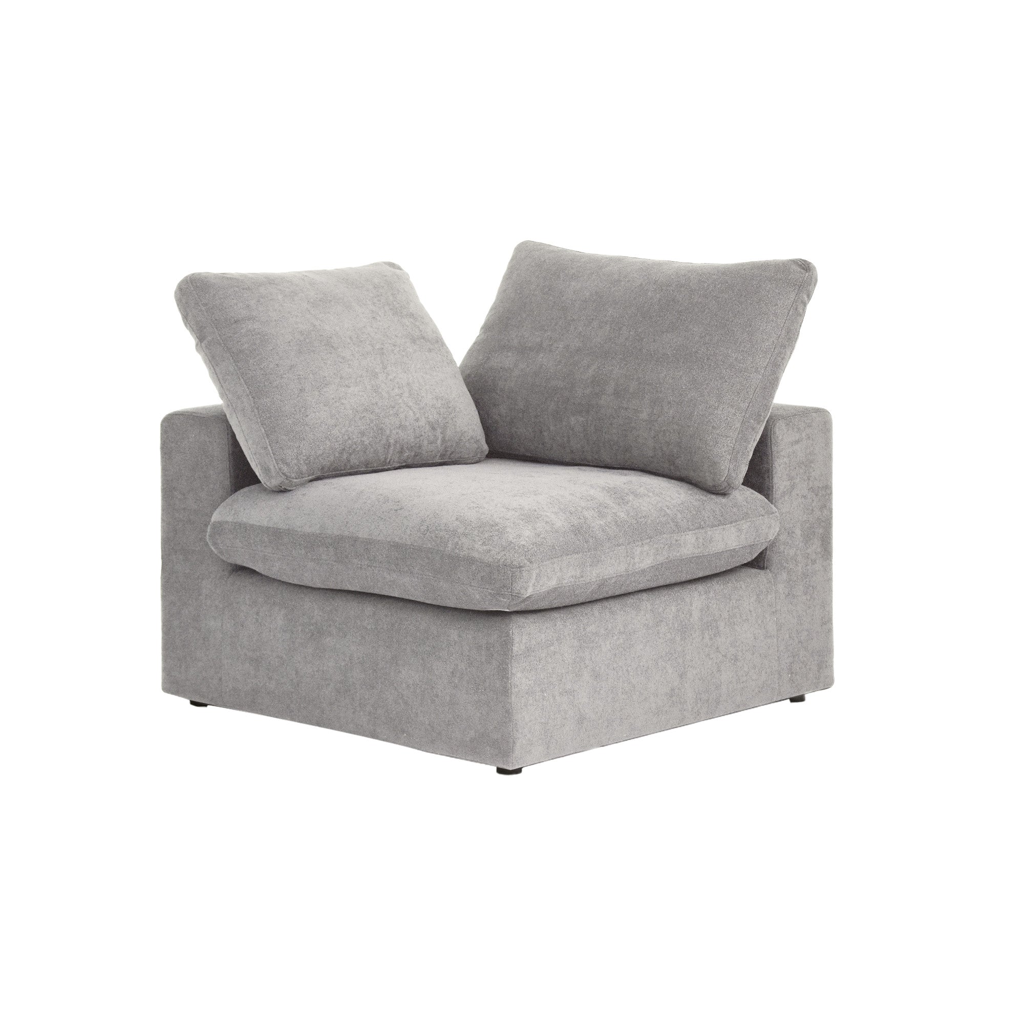 Classic Modular Corner Piece (L&R Armrest) in Gray