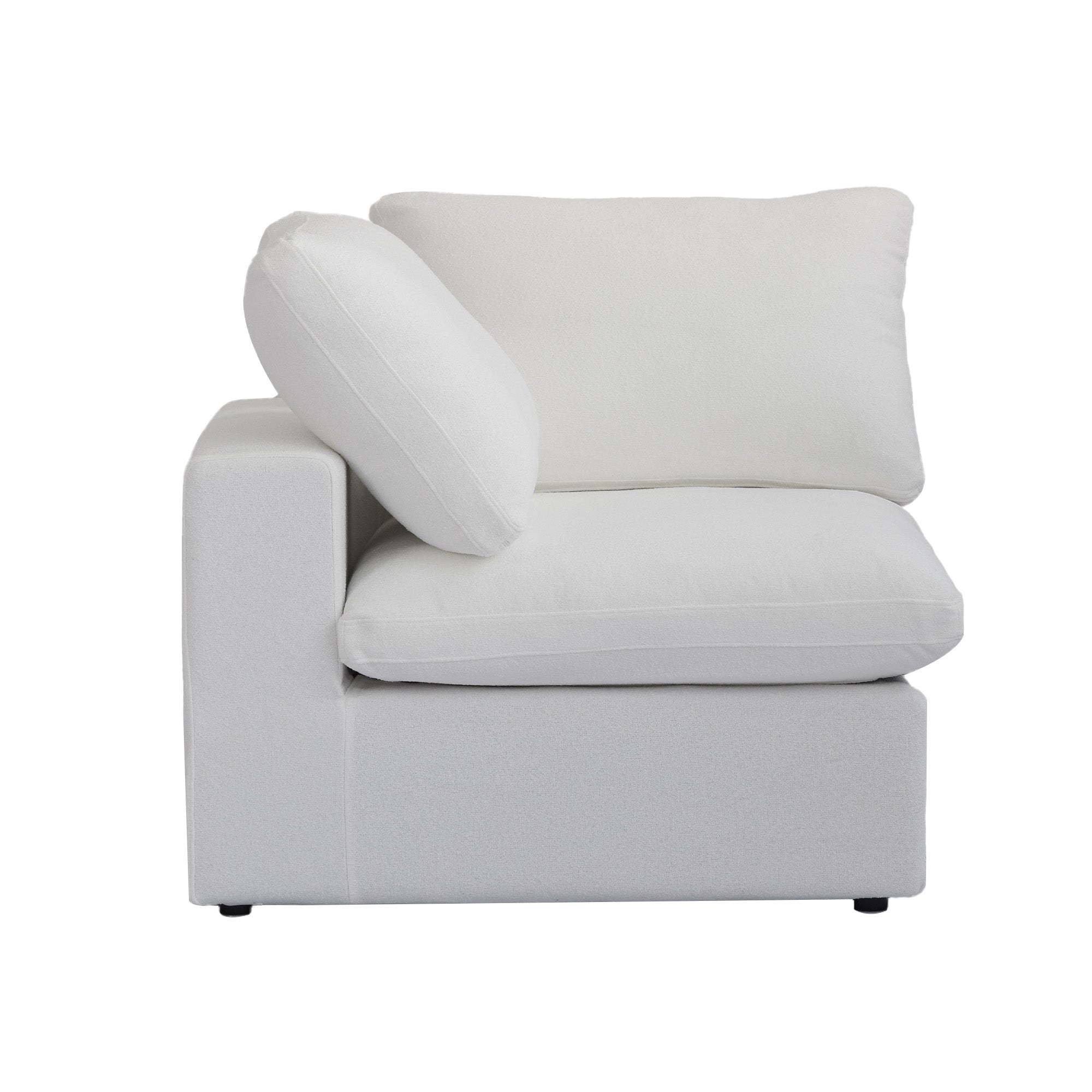 Slipcover Only! Juno Classic Corner Piece in White (L&R Armrest)