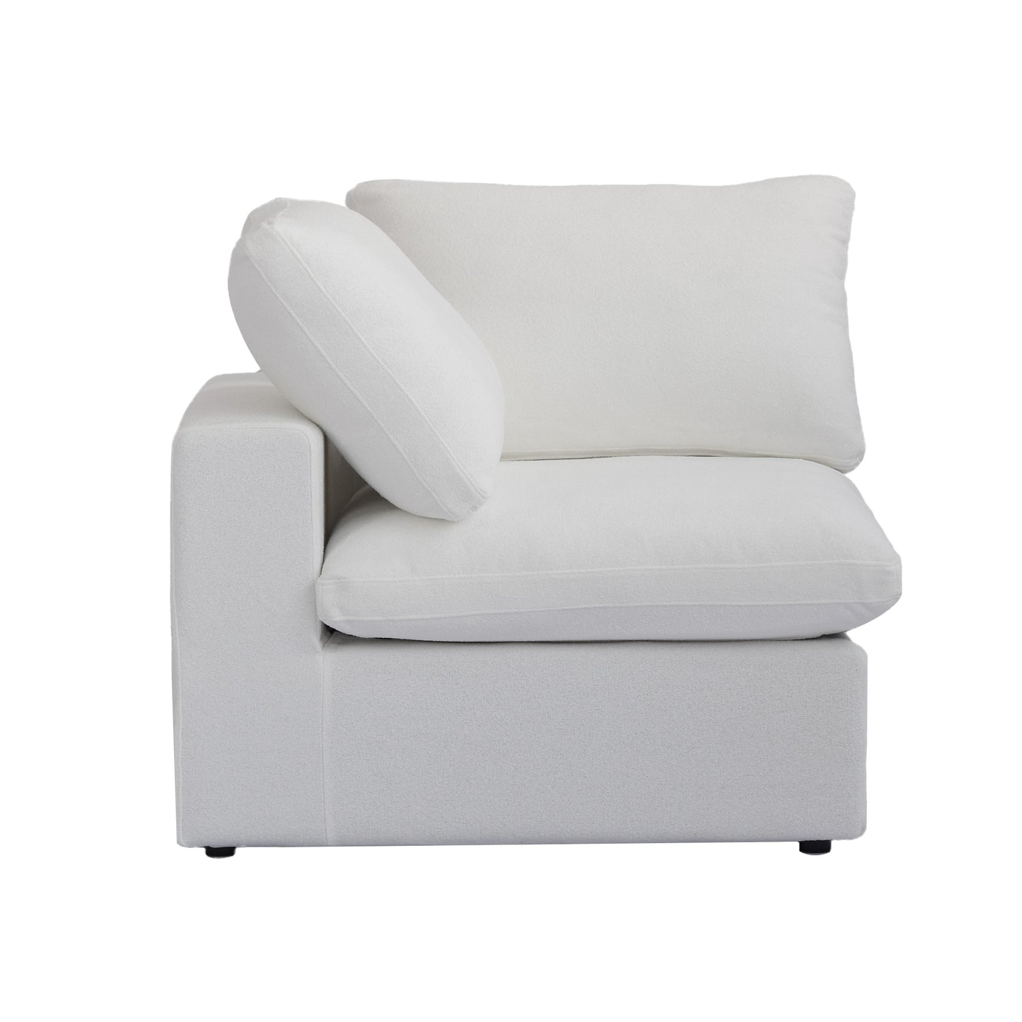 Slipcover Only! Juno Classic Corner Piece in White (L&R Armrest)