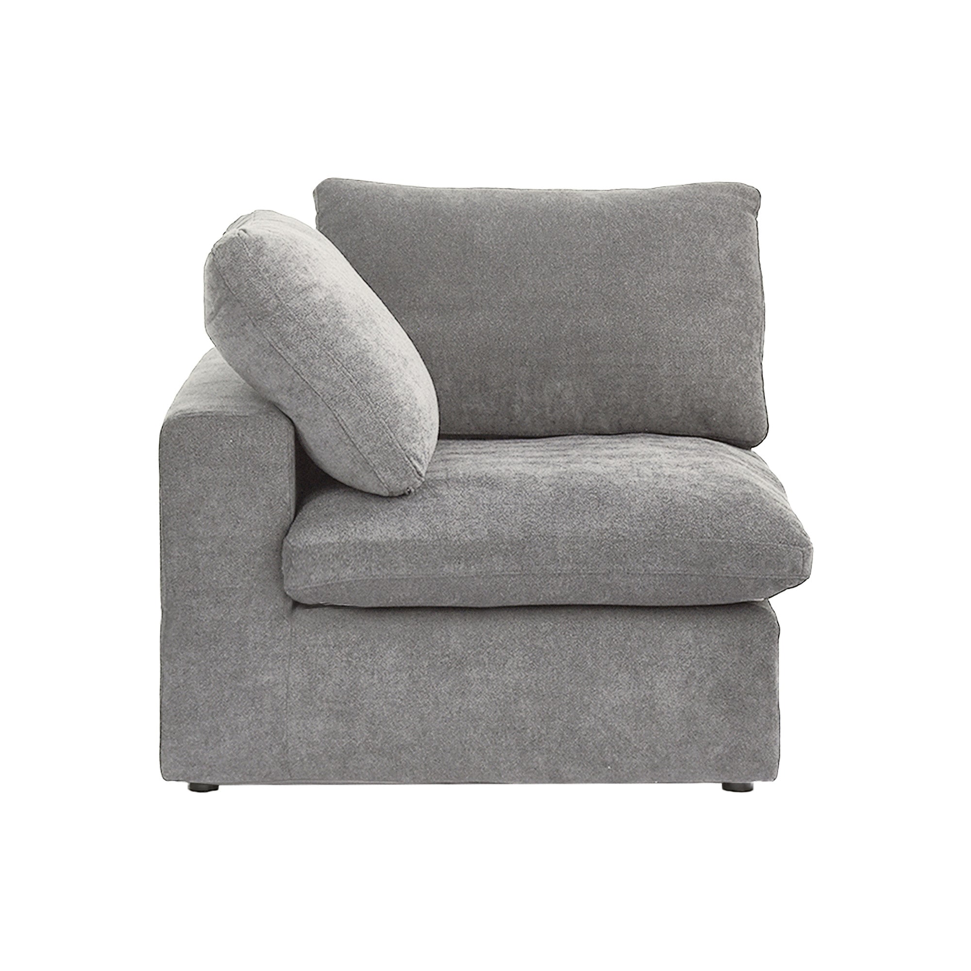 Classic Modular Corner Piece (L&R Armrest) in Gray