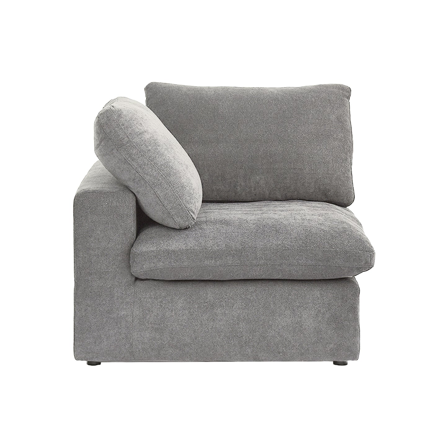 Classic Modular Corner Piece (L&R Armrest) in Gray