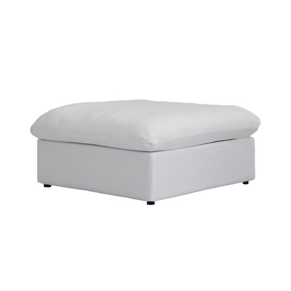 Classic Modular Ottoman Piece in White