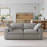 Classic Modular 2-Seater Sofa in Gray — Nationwide
