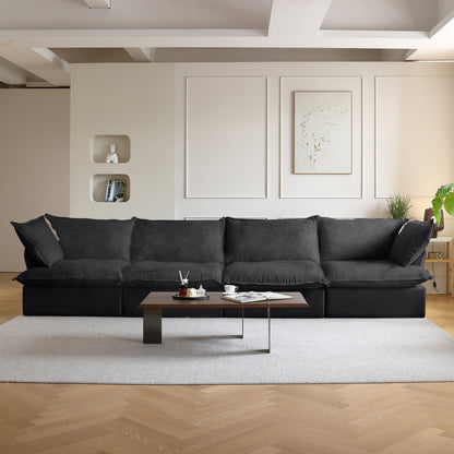 Modular Luxe 4-Seater in Black — Nationwide