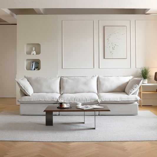 Modular Luxe 3-Seater Sofa in Beige