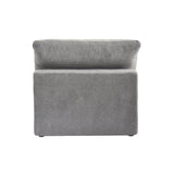 Slipcover Only! Classic Modular Armless/Median Piece in Gray