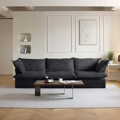 Modular Luxe 3-Seater Sofa in Black — Nationwide