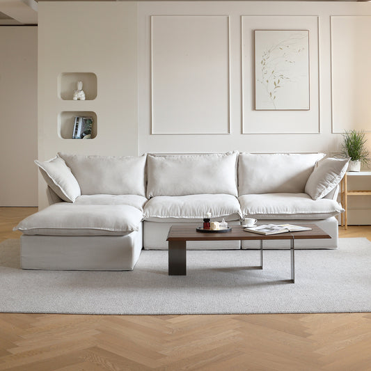 Modular Luxe 3-Seater Sectional in Beige