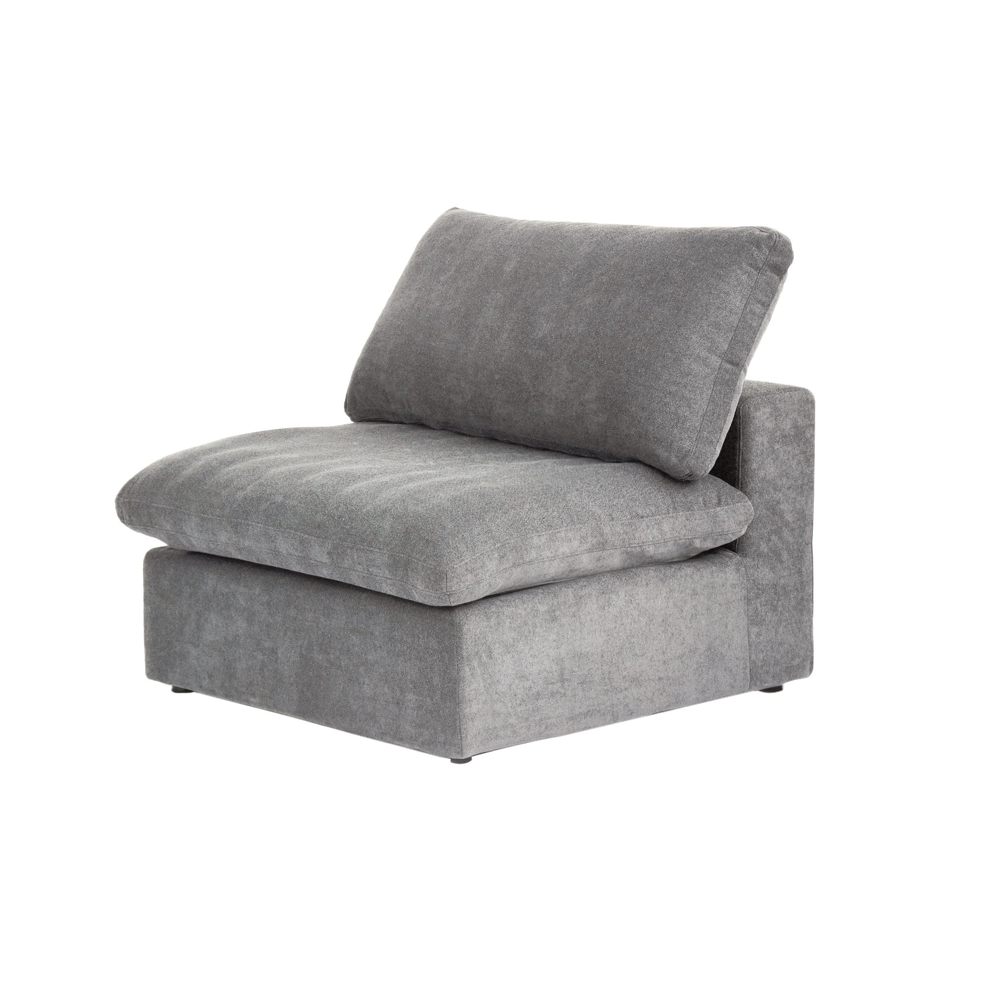 Slipcover Only! Classic Modular Armless/Median Piece in Gray