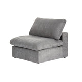 Slipcover Only! Classic Modular Armless/Median Piece in Gray