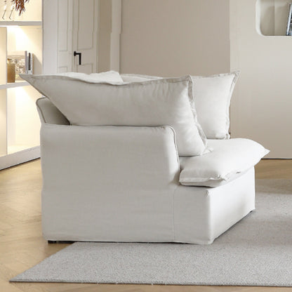 Modular Luxe Armchair in White