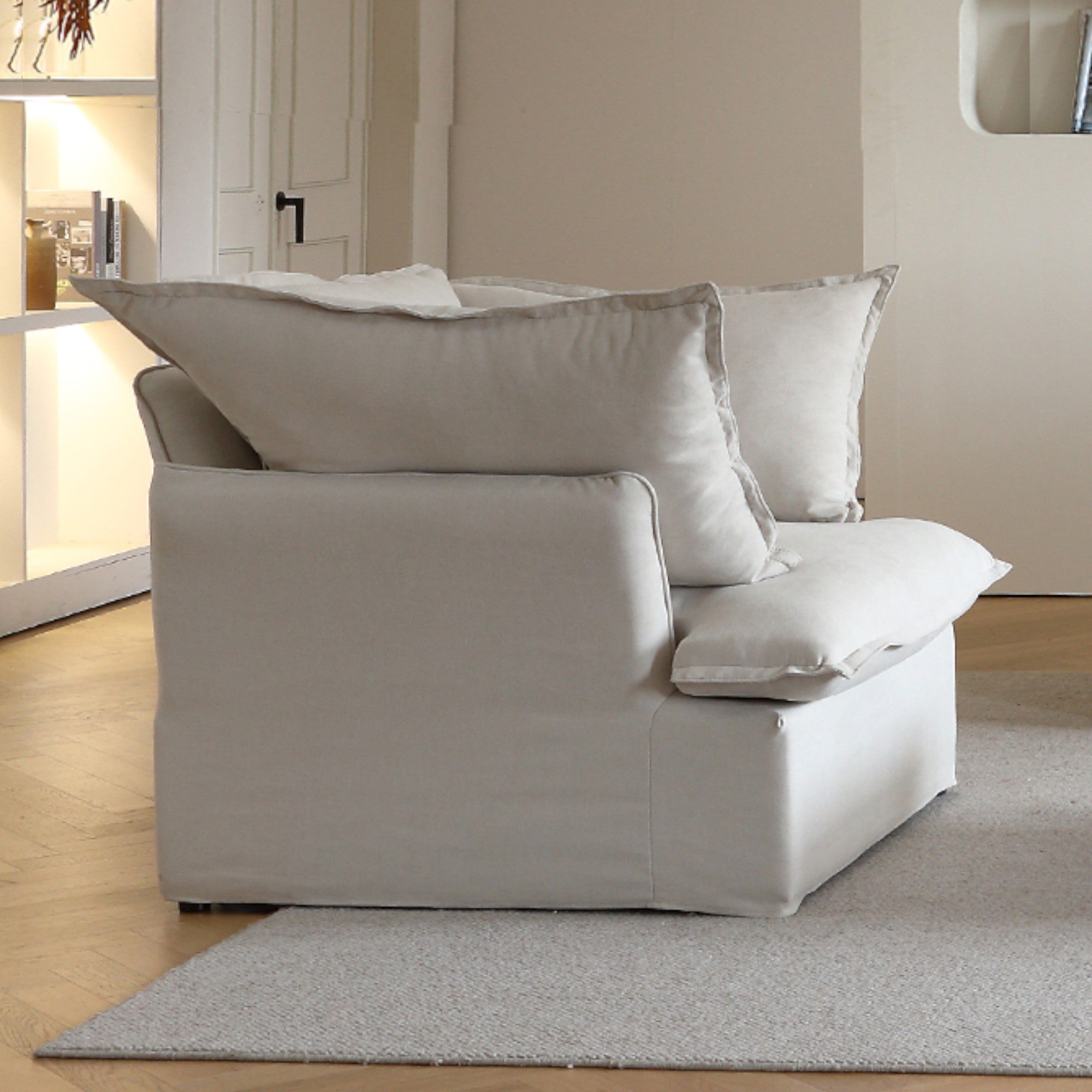Modular Luxe Armchair in Beige — Nationwide