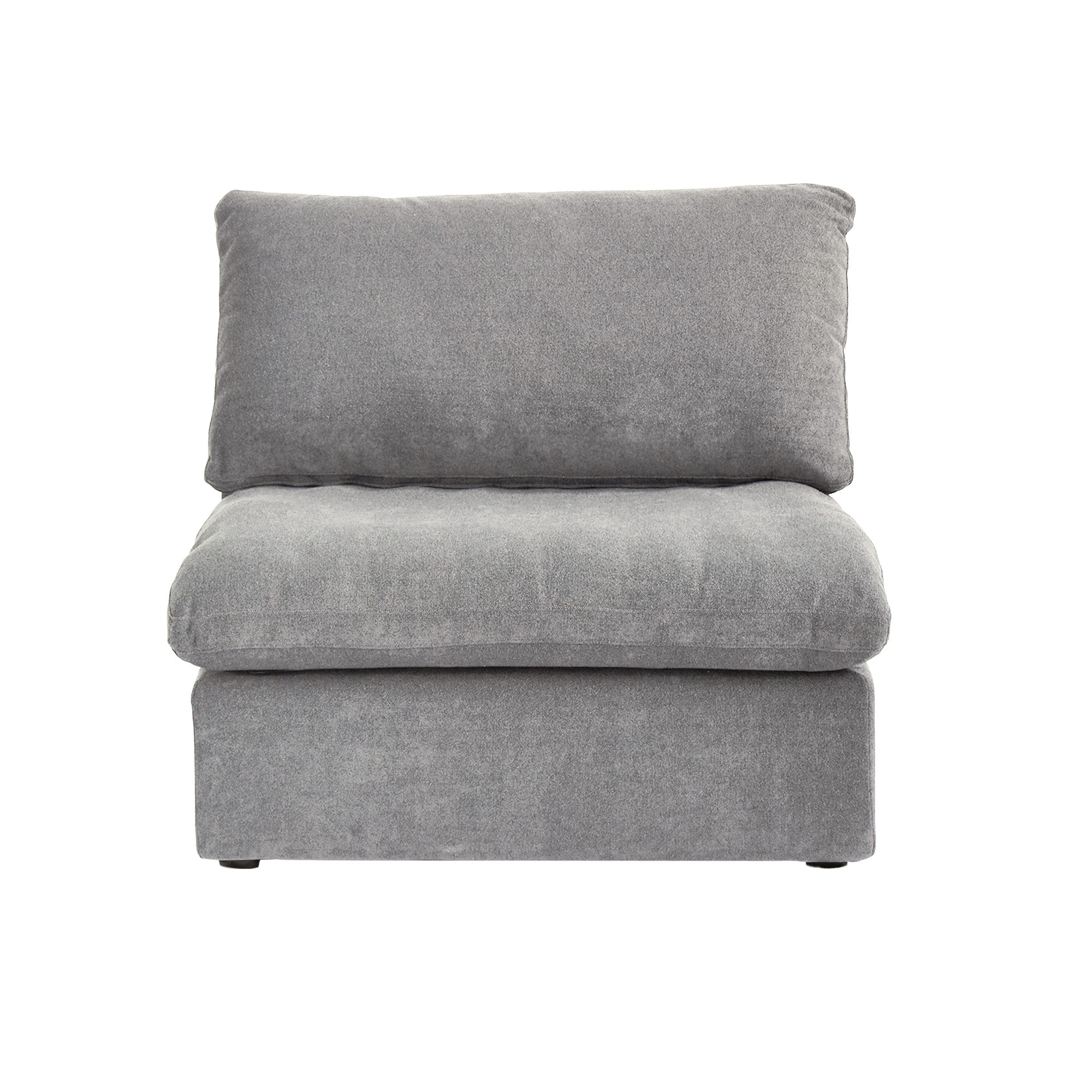 Slipcover Only! Classic Modular Armless/Median Piece in Gray