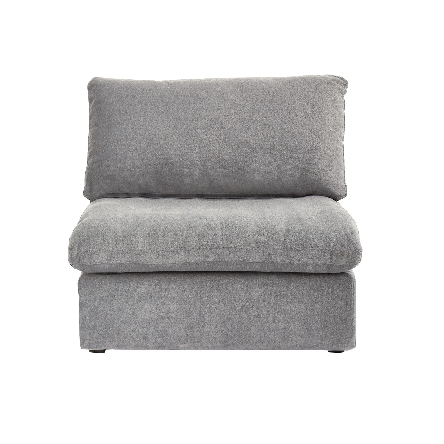 Slipcover Only! Classic Modular Armless/Median Piece in Gray