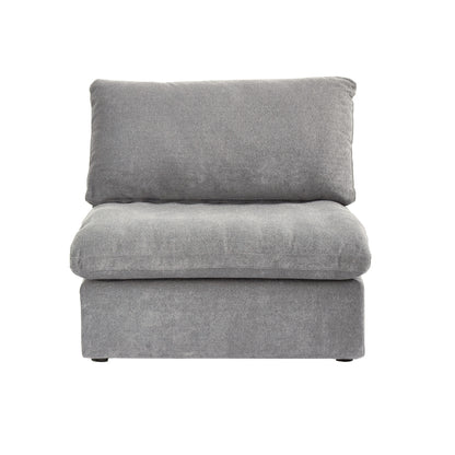 Slipcover Only! Classic Modular Armless/Median Piece in Gray
