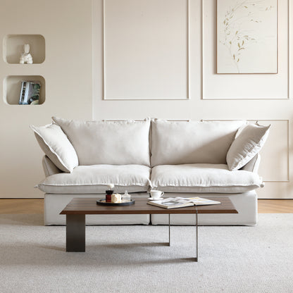 Modular Luxe 2-Seater Sofa in Beige