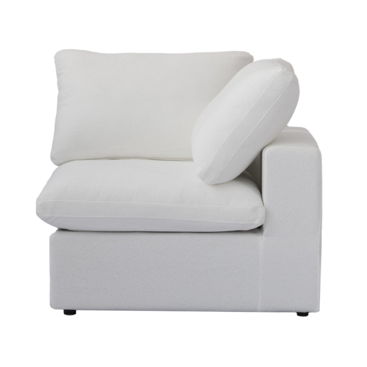 Slipcover Only! Juno Classic Corner Piece in White (L&R Armrest)