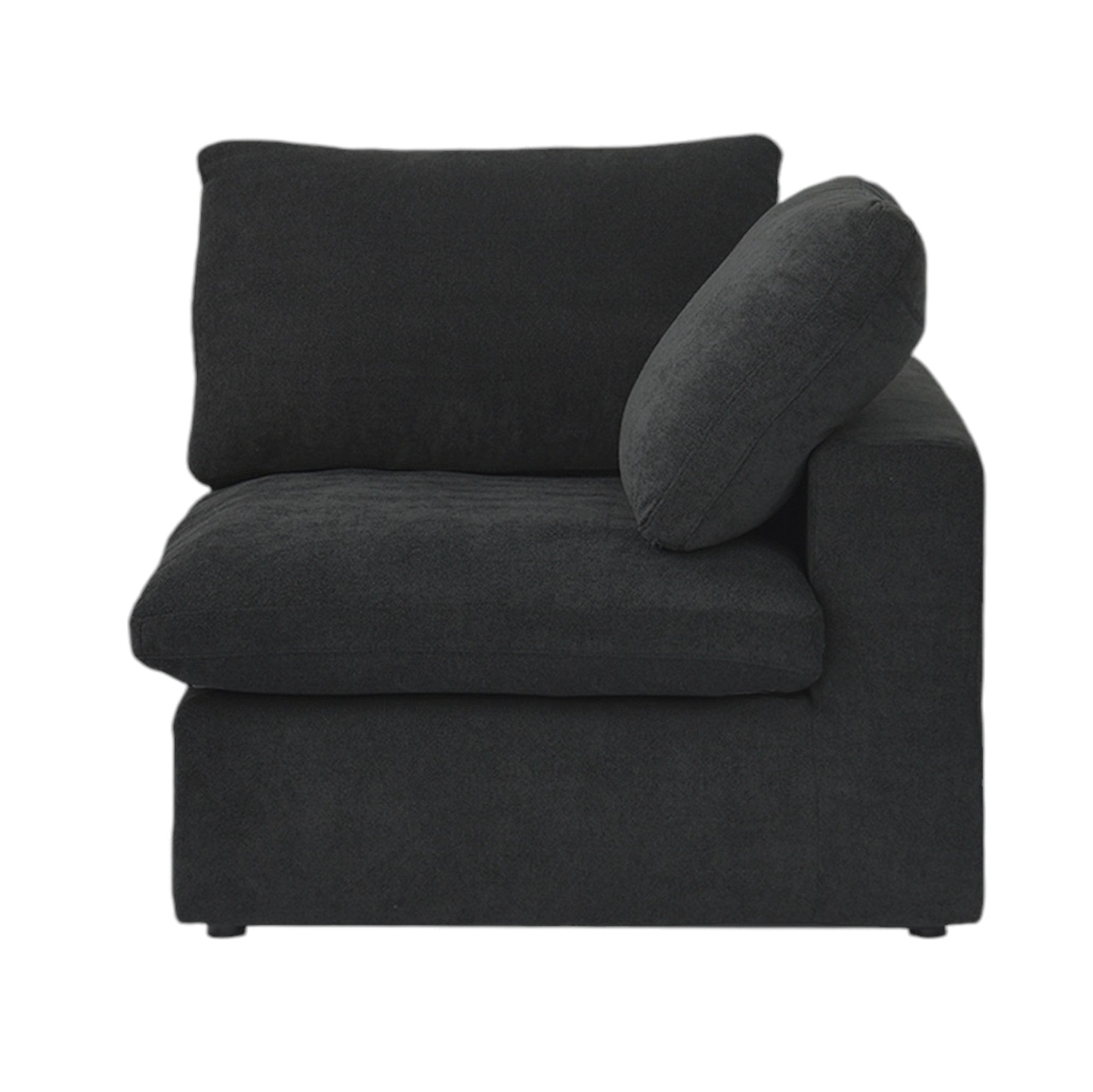 Slipcover Only! Juno Classic Corner Piece in Black (L&R Armrest)