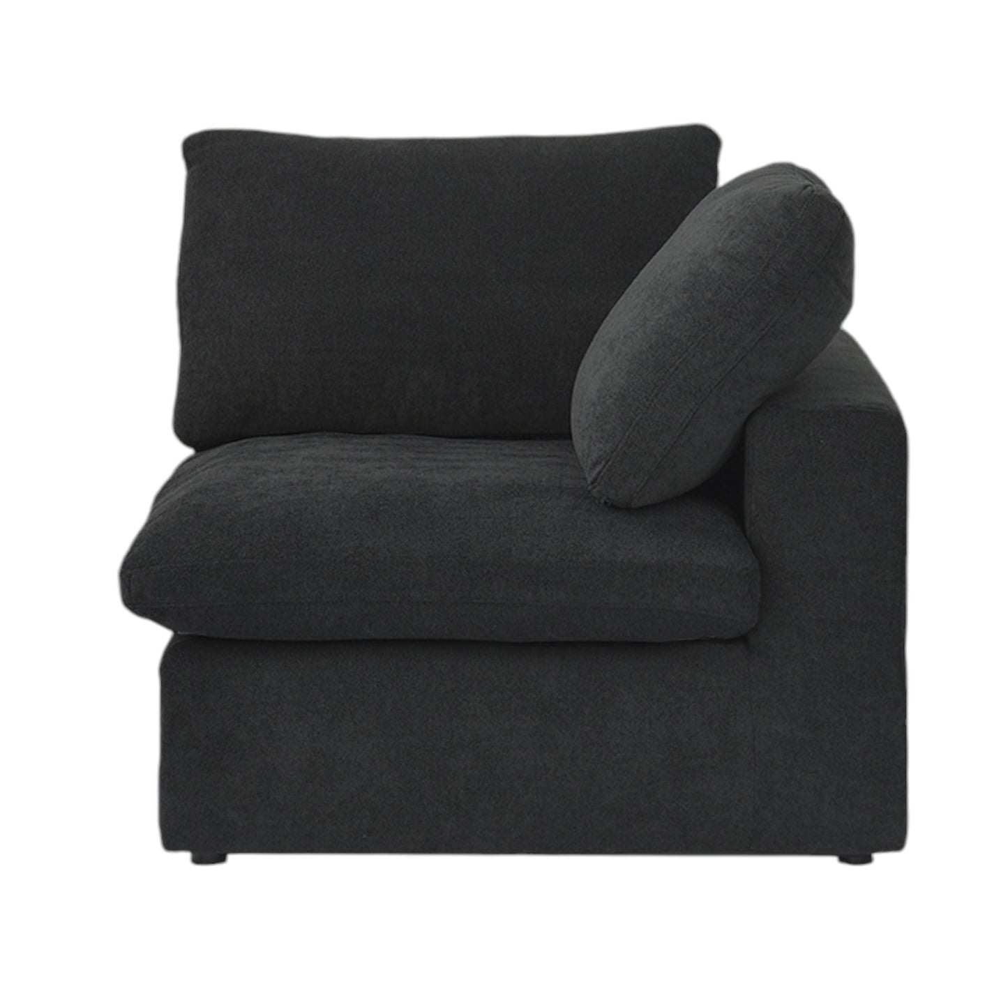 Slipcover Only! Juno Classic Corner Piece in Black (L&R Armrest)