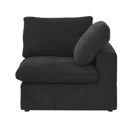 Slipcover Only! Juno Classic Corner Piece in Black (L&R Armrest)