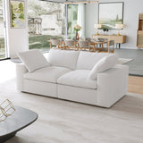Classic Modular 2-Seater Sofa in White