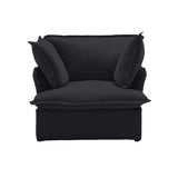 Modular Luxe Armchair in Black