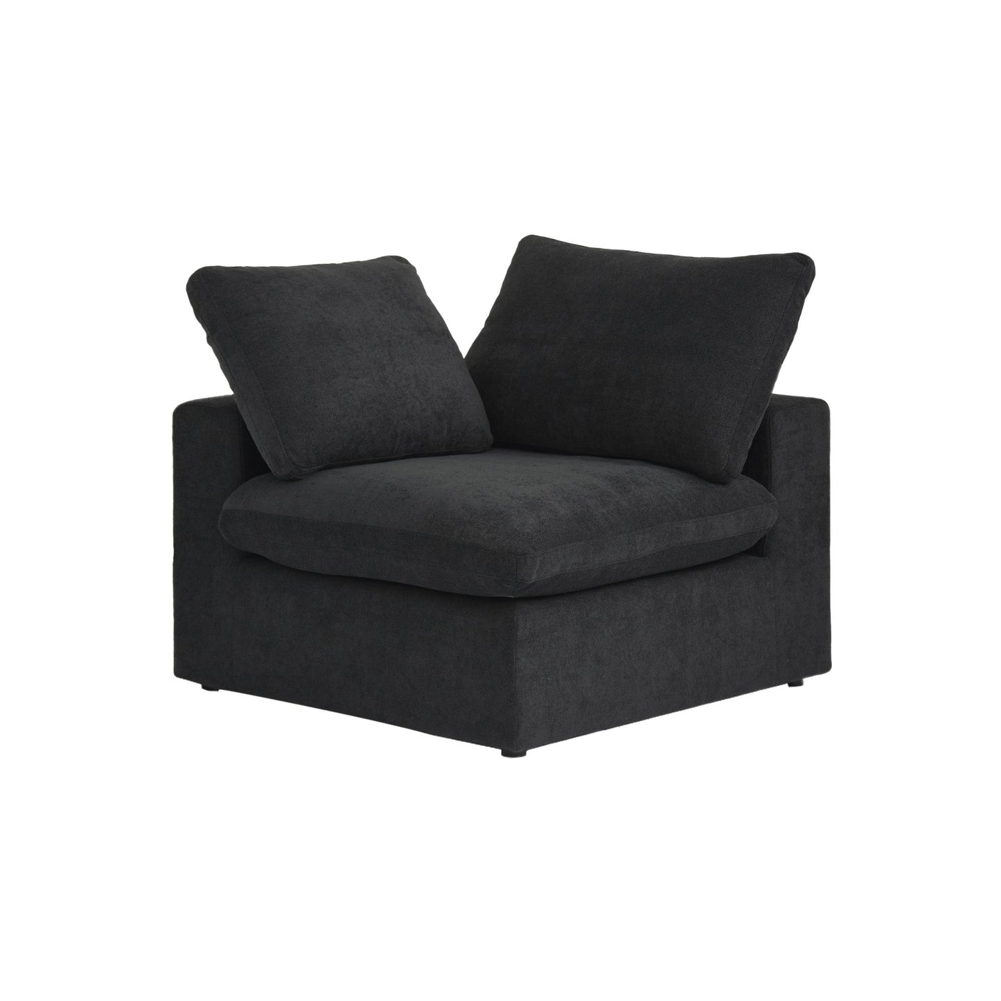 Slipcover Only! Juno Classic Corner Piece in Black (L&R Armrest)