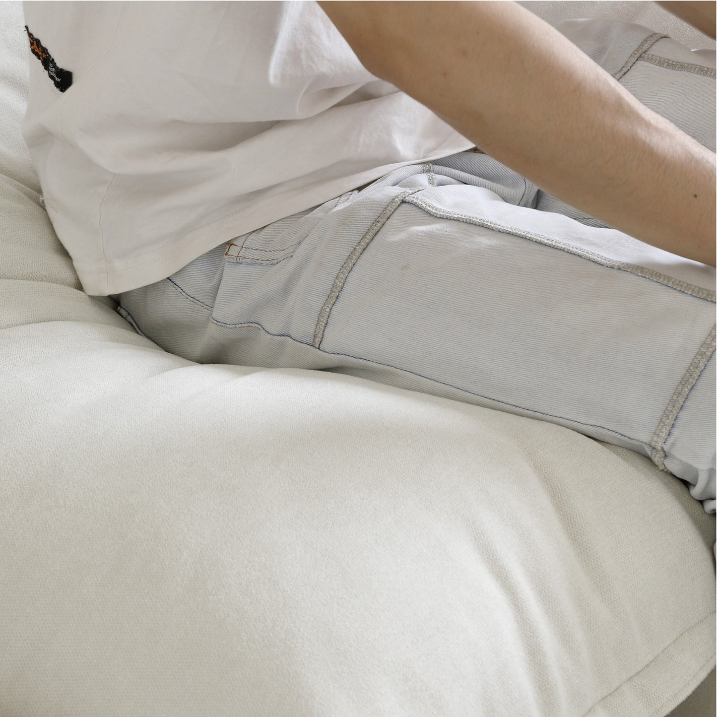 Modular Luxe Armchair in White