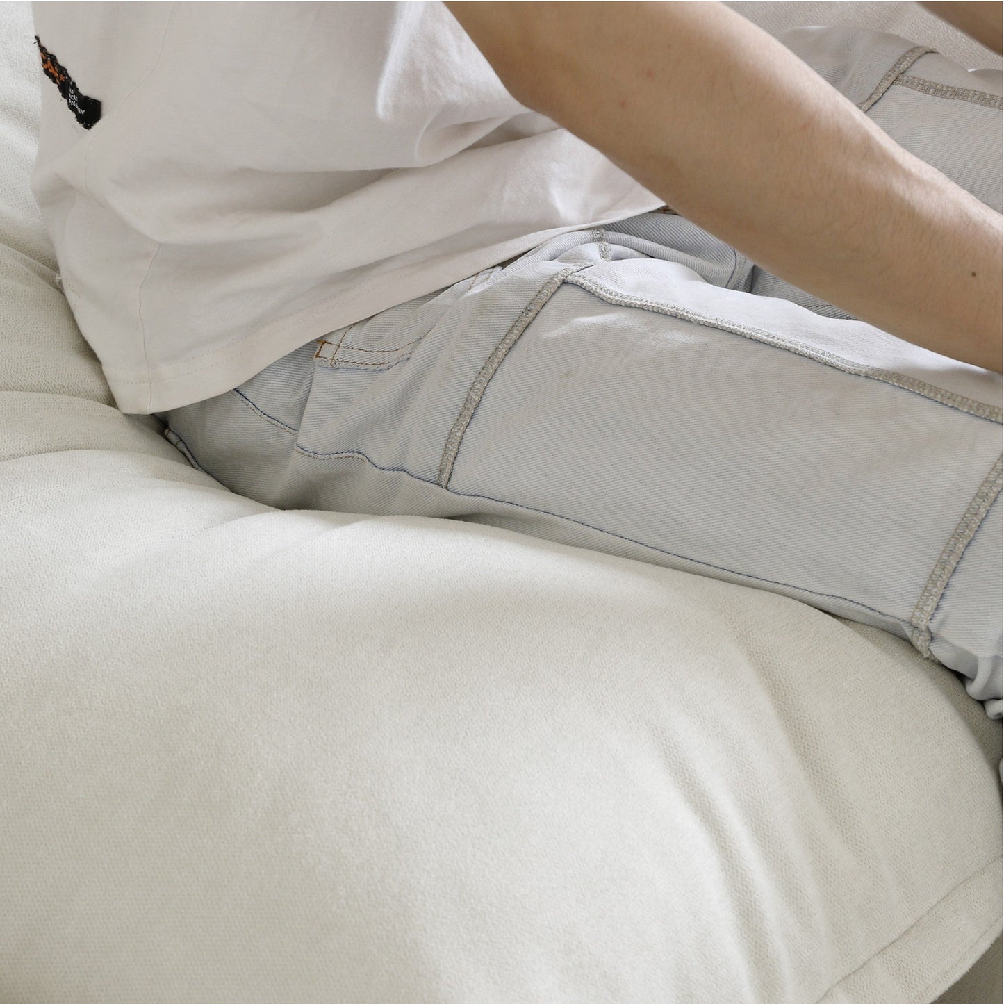 Modular Luxe Armchair in White — Nationwide