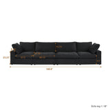 Classic Modular 4-Seater in Black — Nationwide