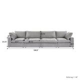 Classic Modular 4-Seater in Gray — Nationwide