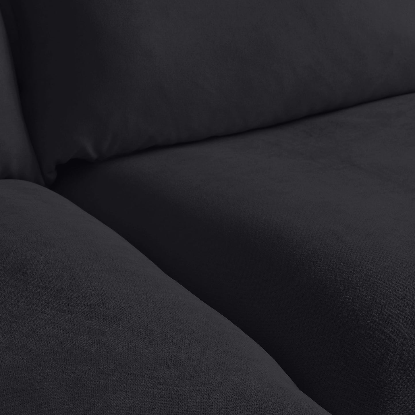 Modular Luxe 4-Seater Sectional in Black — Nationwide