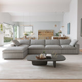 Classic Modular 4-Seater Sectional in Gray — Nationwide