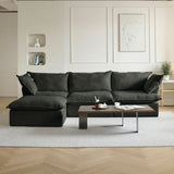 Modular Luxe 3-Seater Sectional in Black