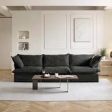 Modular Luxe 3-Seater Sofa in Black
