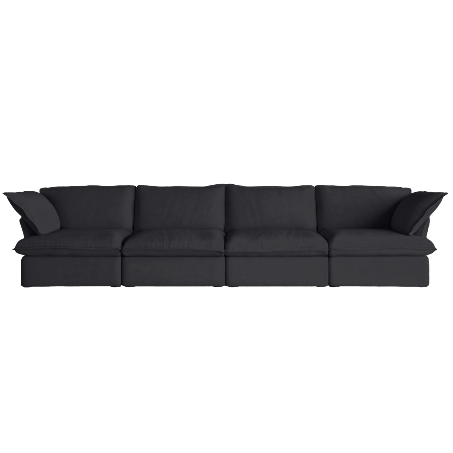 Modular Luxe 4-Seater in Black