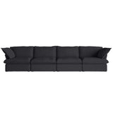 Modular Luxe 4-Seater in Black