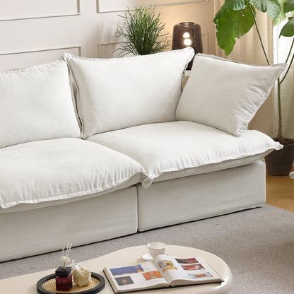 Modular Luxe 3-Seater Sectional in White