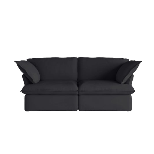 Modular Luxe 2-Seater Sofa in Black