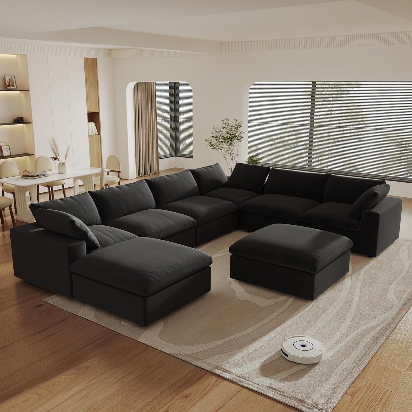 Slipcover Only - Juno Classic Modular 8-Piece Sofa-Chaise