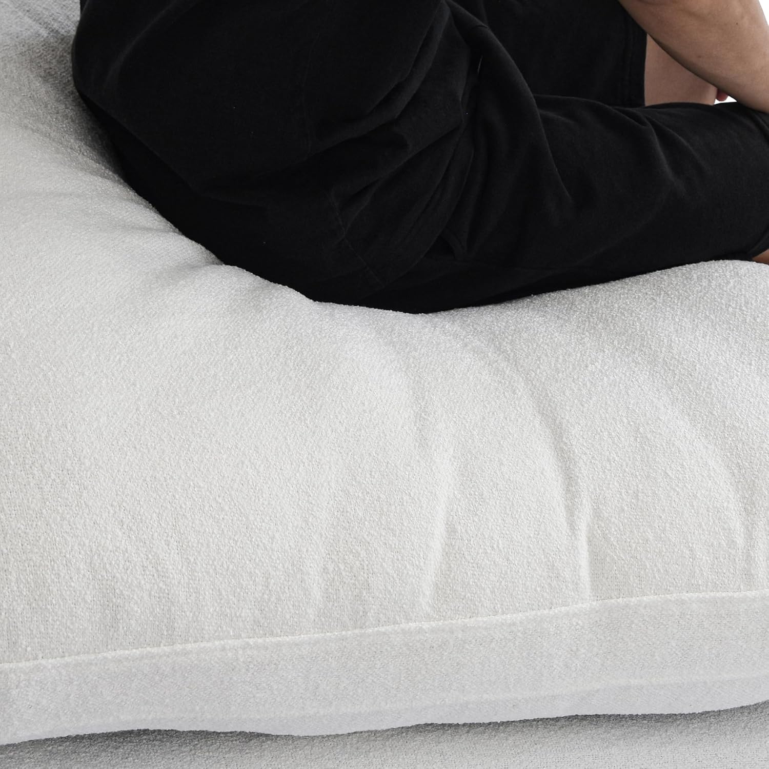 Slipcover Only! Juno Classic Corner Piece in White (L&R Armrest)