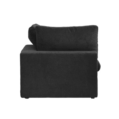 Slipcover Only! Juno Classic Corner Piece in Black (L&R Armrest)