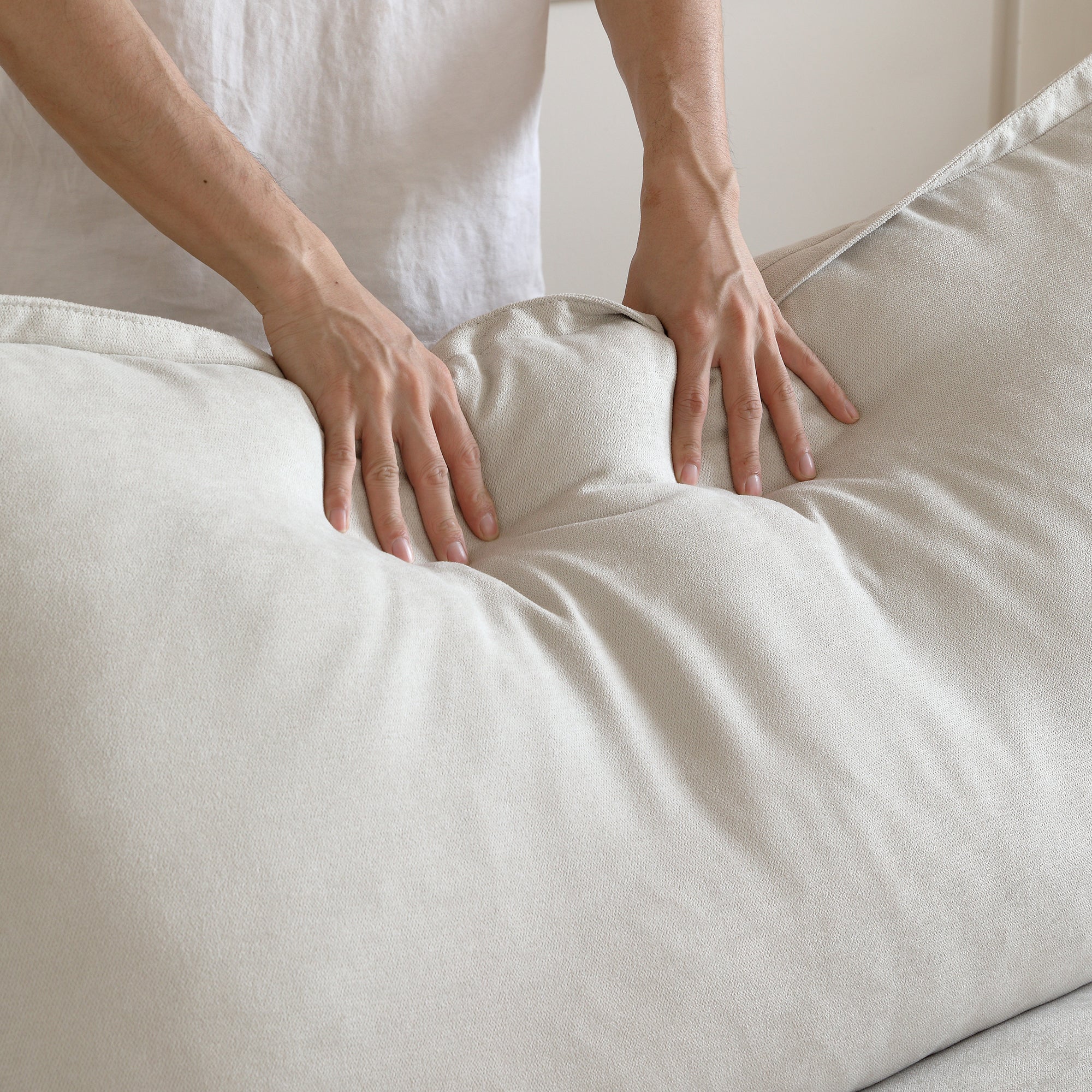 Modular Luxe 4-Seater Sectional in Beige