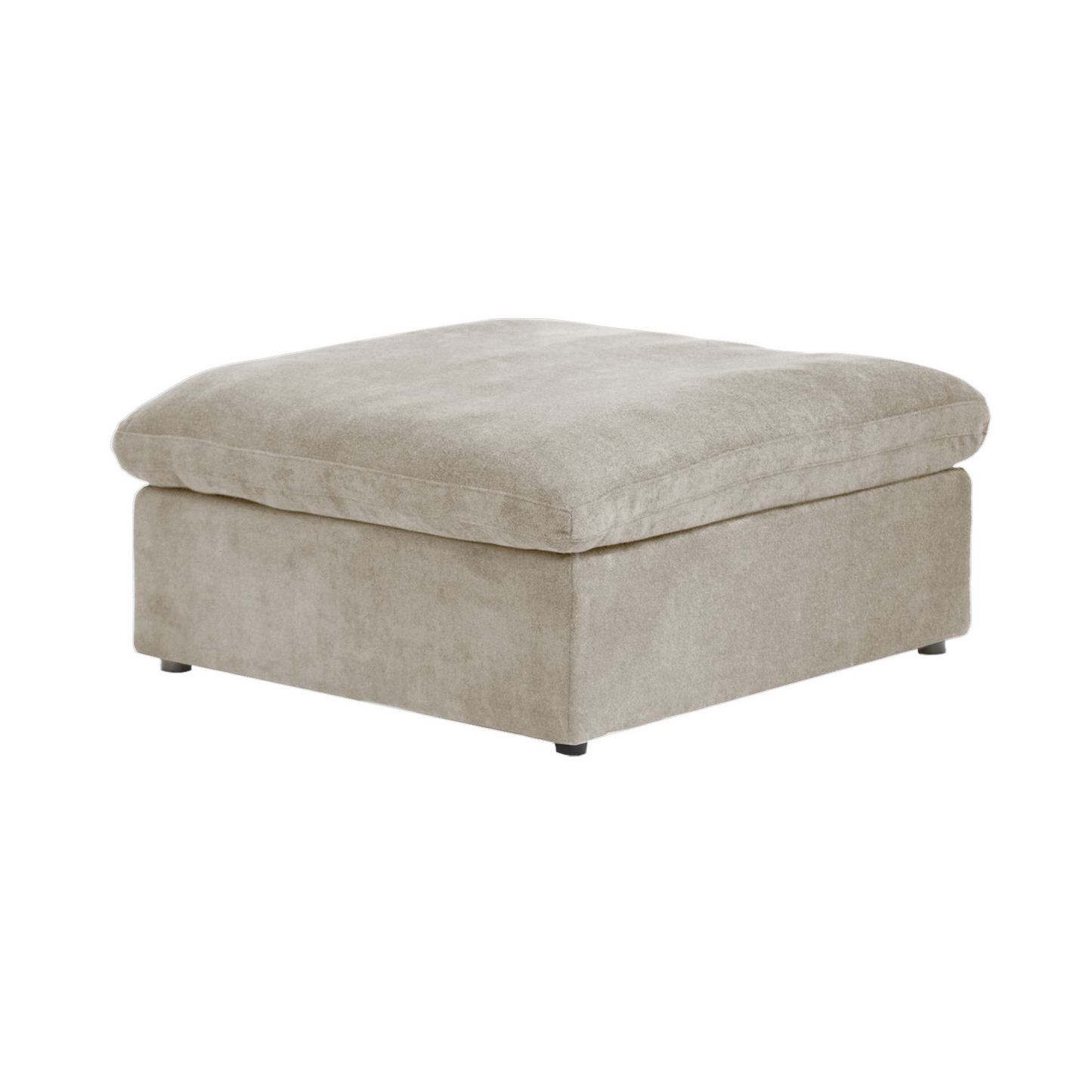 Classic Modular Ottoman Piece in Khaki